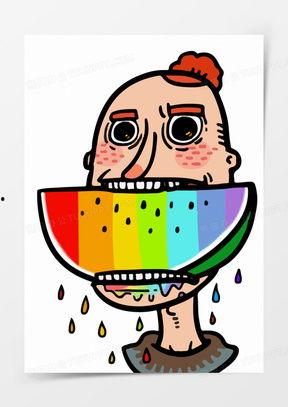 吃瓜图片素材,揭秘吃瓜群众的欢乐时光