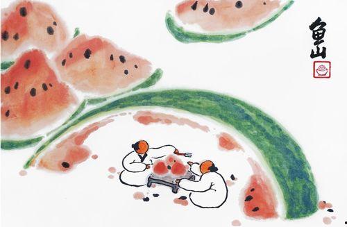 窗户前吃瓜  第2张